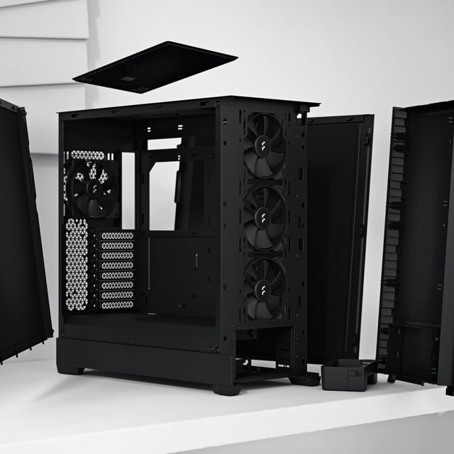 Fractal Design Pop XL Silent Black ATX Sound Damped Solid Panel Full Tower  Computer Case